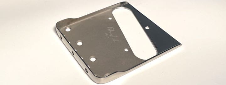 Vintage "Double-Cut" Bridge Plate