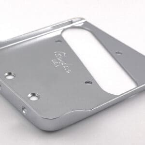 Blackguard double cut bridge -plate chrome plated