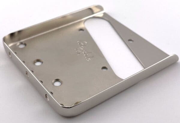 The vintage Blackguard original no cut bridge plate nickel plated